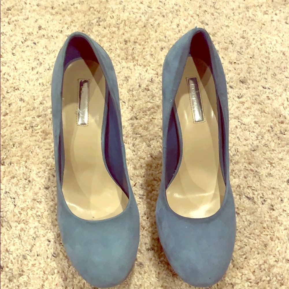 Silver accented back high heels